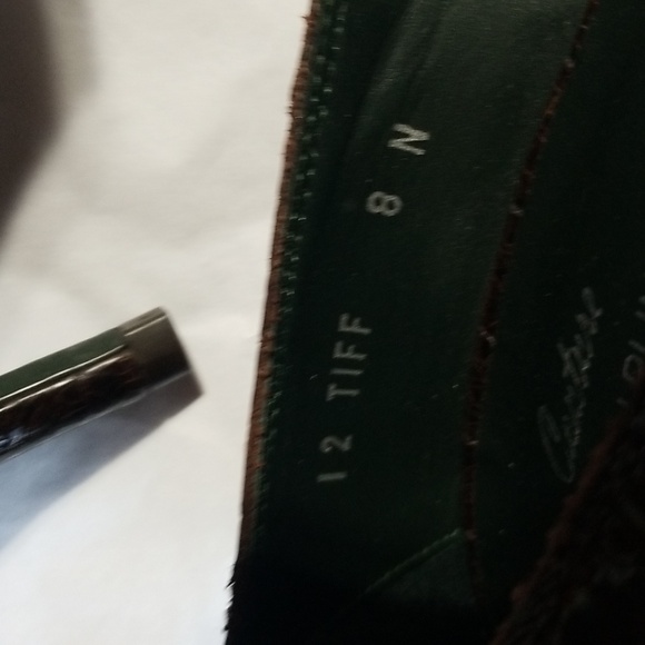 Donald J Pliner Couture brown leather shoes.  Size 8N - Picture 6 of 12